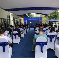 Cho thuê bàn ghế, thi công backdrop 0983753389