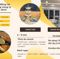 9 Nhận đặt tiệc buffet, tea break, finger food, cocktail, set menu cho các sự kiện công ty   gia đình