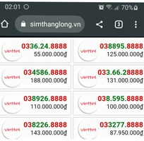 Sim Tứ quý 8 Viettel 0358058888 siêu VÍP