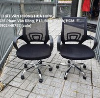 Ghế Xoay Lưới Vuông Tay Bầu GÍA RẺ