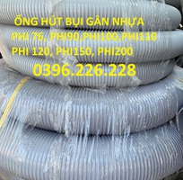 3 Ống hút bụi gân nhựa phi 100, phi 110, phi120 , phi150 dùng cho nhà máy gỗ, hút bụi xi măng giá tốt.