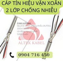 Cáp tín hiệu vặn xoắn 2 lớp chống nhiễu 3 Pair 20AWG Altek Kabel