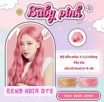 Thuốc nhuộm tóc Baby Pink - Genz Hair Dye