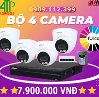 Trọn Bộ 4 Camera Tích Hợp Ánh Sáng Kép - Giá Rẻ