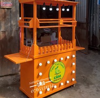 10 Xe gỗ bán trà sữa, trà chanh, trà tắc đẹp, giá rẻ tại HCM