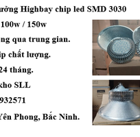 Đèn nhà xưởng highbay 100w 150w giá rẻ bh 2 năm sẵn kho BN