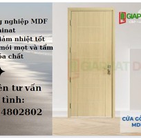 1 Cửa gỗ công nghiệp MDF Laminat được sủ dụng làm cửa phòng ngủ