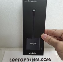 6 Cáp type C ra HDMI - VGA và USB - 3 trong 1 - Lenovo Thinkplus Type C USB-C 3-in-1 Adapter USB Hub,