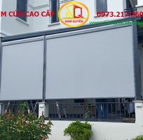 6 Rèm cuốn ngoài trời Zipscreen sử dụng động cơ che nắng-mưa-chống bão