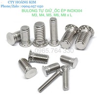 Bulong Tự Giữ Ốc Ép Inox 304 M3, M4, M5, M6, M8 X L