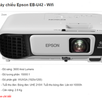 Cần bán gấp Máy chiếu Epson EB-U42 - Wifi