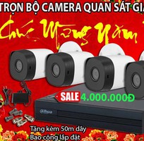 Trọn Bộ 4 Camera Dahua Giá Rẻ - Bao Công Lắp Đặt Tận Nơi