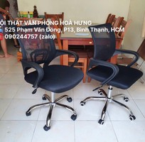 1 Ghế Xoay Lưới Vuông Tay Bầu Giá Rẻ