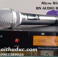 2 Micro không dây BN Audio BA-2000 II giảm chỉ còn 3,500/ bộ 2 mic