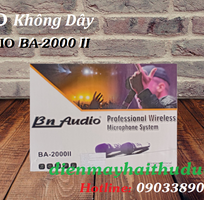 3 Micro không dây BN Audio BA-2000 II giảm chỉ còn 3,500/ bộ 2 mic