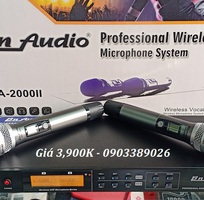 5 Micro không dây BN Audio BA-2000 II giảm chỉ còn 3,500/ bộ 2 mic