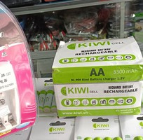 4 Pin sạc Kiwi 3300mAh vỉ 4 pin khuyến mãi máy sạc Jiabao