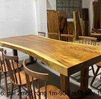 2 Chuyên cung cấp bàn ghế gỗ me tây nguyên tấm giá tại xưởng không qua trung gian