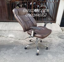 2 Ghế giám đốc ngã lưng tay T màu da đen