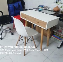 Bàn Ghế Làm Việc Chân Gỗ