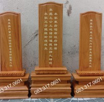 5 Bán bài vị thờ bằng gỗ tại Sài Gòn, Bình Dương, long vị thờ bằng gỗ, linh vị thờ bằng gỗ