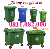 Sỉ giá rẻ số lượng thùng rác 120L 240L 660L- thùng rác nắp kín- lh 0911082000 Sỉ giá rẻ số lượng thùng rác 120L 240L 660L- thùng rác nắp kín- lh 0911082000