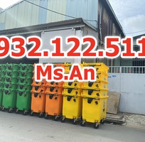 2 Bán xe thu gom rác 4 bánh 660 lít nhựa hdpe