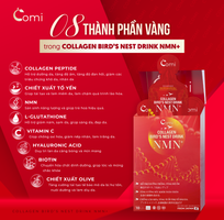 7 Collagen Yến Nmn , Nước Uống Trẻ Hóa - Hút Nám - Trắng Da, 1 Hộp/10 Gói - 1 Gói/25Ml  Mới 100