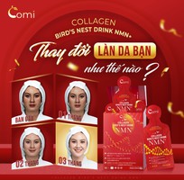 8 Collagen Yến Nmn , Nước Uống Trẻ Hóa - Hút Nám - Trắng Da, 1 Hộp/10 Gói - 1 Gói/25Ml  Mới 100