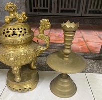 6 Bộ lư đồng tam sự xưa cao 48cm