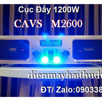 1 Cục đẩy CAVS M2600 Amply công suất 1200W giá tầm trung, sử dụng tốt