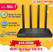 Router WiFi TPLink Archer C6 - Gigabit Wi-Fi MU-MIMO AC1200   Thông số kỹ thuật