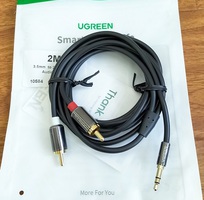 1 Dây loa Audio 3.5 ra 2 đầu RCA dài 1.5m,3m,5m,10m Ugreen 10511,10584,10512,10513,10514 loại tốt