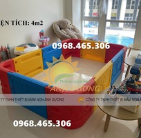 1 Nhà banh nhựa hình vuông kích thước lớn