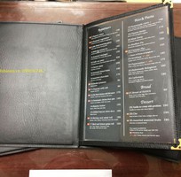 2 In quyển menu nhà hàng, báo giá in menu