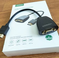 Cáp chuyển HDMI sang VGA giá rẻ, Cáp HDMI to VGA Ugreen 40203, cáp HDMI to VGA 1.5m UG 30449