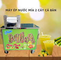 Máy ép mía 2 cây cả bàn