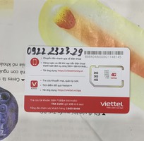 Sim Viettel số lẻ đẻ ra tiền. 0922 23 23 29.