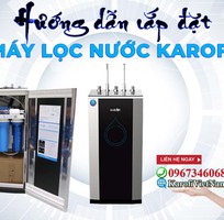 Hướng dẫn lắp đặt máy lọc nước Karofi RO và xả rửa để đảm bảo chất lượng nước.