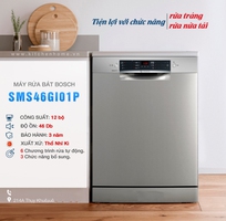 2 Máy rửa bát độc lập Bosch SMS2IVI61E, SMS46GI01P, SPS4EMI60E giá rẻ