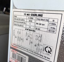 2 Tủ mát 1 cửa Darling DL-2800A 280 lít, mới 91 bảo hành 3 tháng.