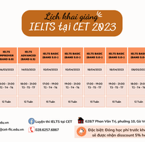 Lớp luyện thi IELTS tại CET Gò Vấp 2023