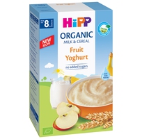 Độ tuổi sử dụng được bột ăn dặm HiPP hoa quả sữa chua