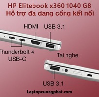 10 HP EliteBook X360  1040 G8 i7-1185G7 Ram 32Gb SSD 512Gb 14″ FHD Touch LikeNew