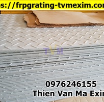 1 Mua sàn lót nhựa composite frp grating chống ăn mòn, chống cháy lan, vĩ nhựa, tấm chống trượt frp