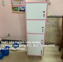 4 Tủ locker mini 4 cánh màu sồi cao 130cm, 850k , free ship hcm