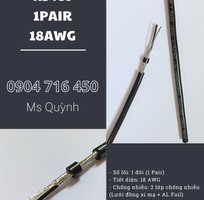 Cáp tín hiệu RS485 1pair 18AWG sẵn kho Sài Gòn, Hà Nội, Đà Nẵng