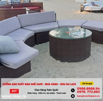 Côn Đảo  Bộ ghế sofa ngoài trời bền đẹp cho khách sạn, resort