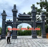Thiết kế xây cổng đá nhà thờ họ tại Bắc Giang   Cổng tam quan Bắc Giang