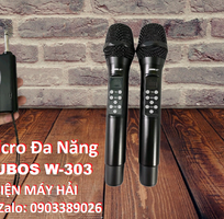 Micro đa năng Subos W-303 hàng cao cấp, chống hú, hát hay, nhẹ tiếng